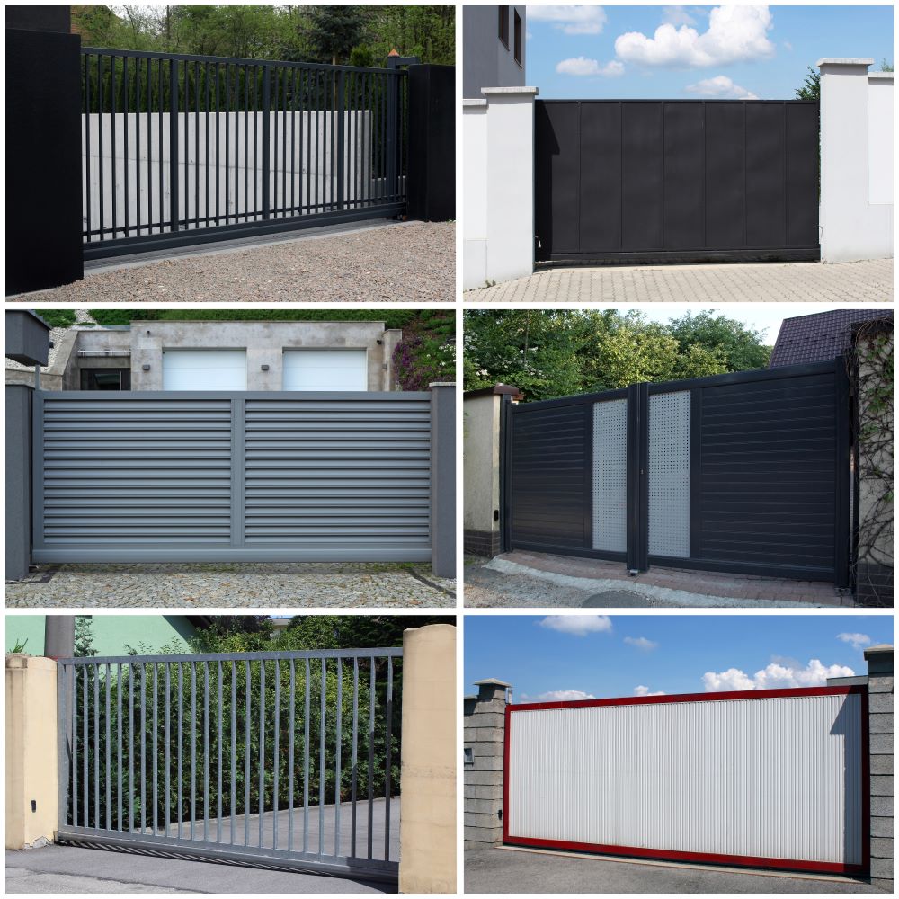 collection of different types of automatic gates