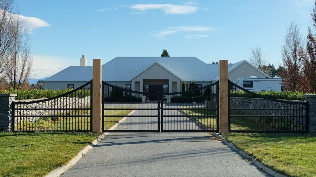 Automatic gates newly installed