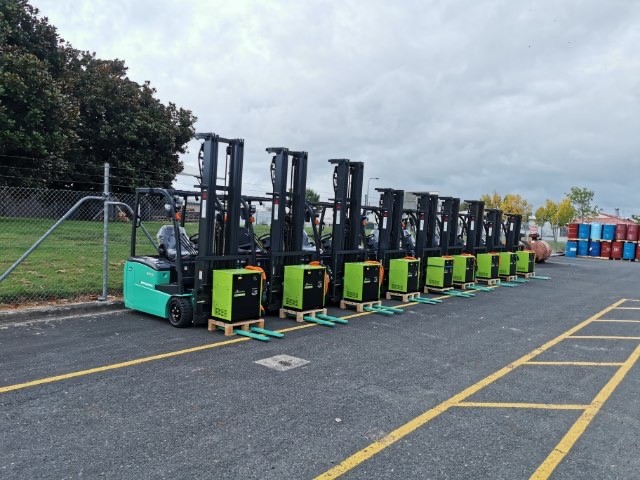 forklift fleet in Christchurch